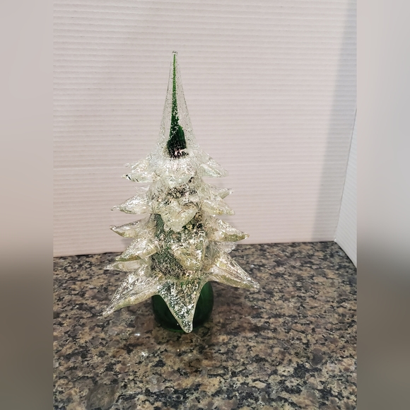RARE Vintage Formia Murano Glass Christmas Tree Sculpture . - Picture 2 of 9